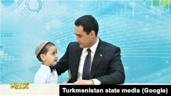 Turkmenski predsednik Serdar Berdimuhamedov posjetio sirotište u Ašgabatu u maju 2022.