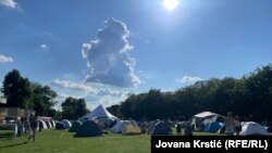 Kamp Exit festivala na novosadskom kupalištu Štrand, 11. jul 2025.