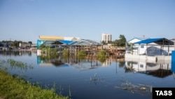 Хабаровск. Затопленная улица им. Павла Морозова