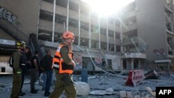 Наслідки одного з попередніх іранських ударів по місту Хайфа, Ізраїль, 20 червня 2025 року