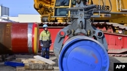 Строительная площадка «Северного потока – 2» в Германии, 26 марта 2019 года