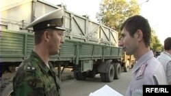 Під час затримання автотранспорту Чорноморського флоту Росії з ракетами