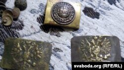 Поясные бляхи времен Первой мировой войны из коллекции белоруса Александра Ачаретного