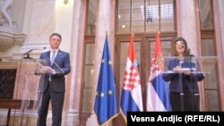 Goran Jandroković i Maja Gojković, Beograd, 18. april