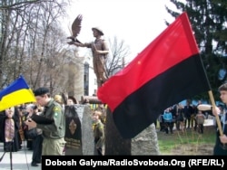 Меморіал загиблим пластунам. Івано-Франківськ, 12 квітня 2012 року