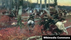 Военная зарисовка Франца Рубо