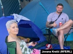 Gordana iz Severne Makedonije prvi put je na Exit festivalu u Novom Sadu, 11. jul 2025.