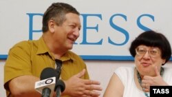 Константин Боровой и Валерия Новодворская, 2005 год