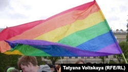Одна из акций ЛГБТ-сообщества Петербурга