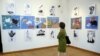 Архивное фото. Выставка работ художников с ментальными проблемами в Грузии