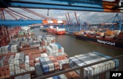 Порт Гамбурга. Серпень 2014 року