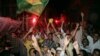 Pakistani soccer fans celebrate a Brazilian World Cup victory over Australia in Karachi in 2006.