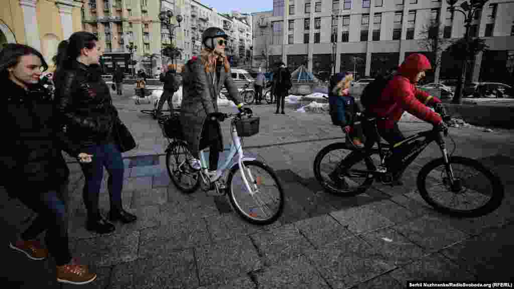 У більшості європейських міст середня кількість пересування на велосипедах становить 10–15%