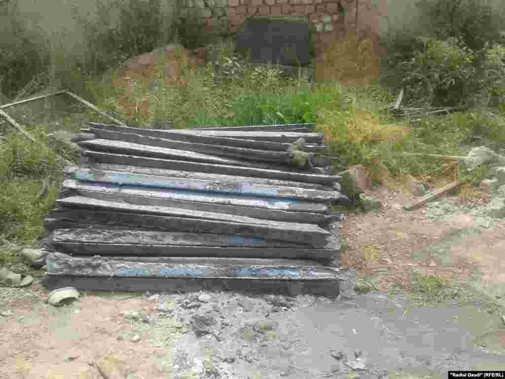 After blast of ammonium chloride