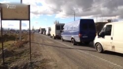 Ermənilər Kəlbəcər və Qarabağdan köçürlər Ermənilər Kəlbəcər və Qarabağdan köçürlər