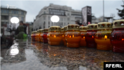 На акции памяти жертв политических репрессий, Москва