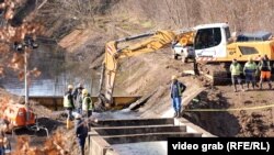 Nakon eksplozije u kojoj je oštećen kanal Ibar-Lepenac, Kosovo, 2. decembra 2024.