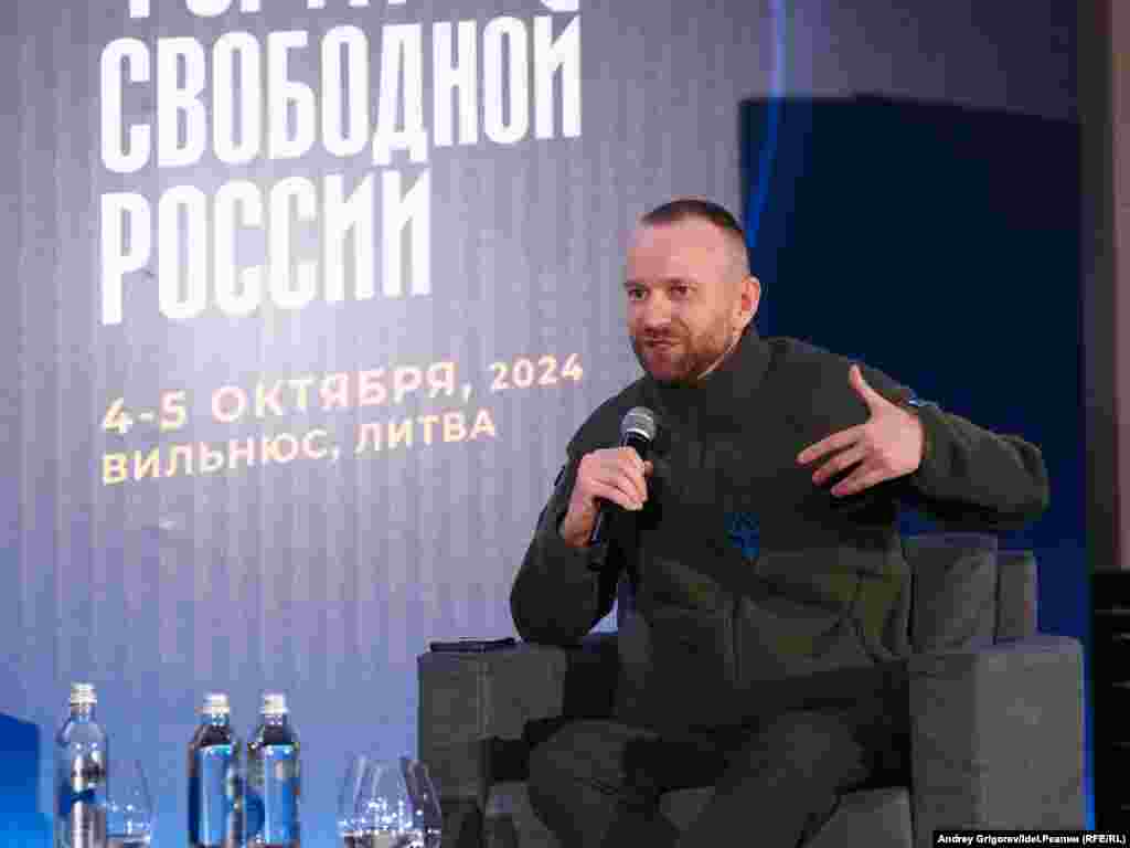 Алексей Барановский, доброволец Легиона "Свобода России", гость форума