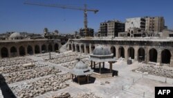 Мечеть Омейядов в Алеппо. Август, 2018 года. Реконструкция