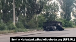 Знищена FPV-дроном техніка у Костянтинівці, Донецька область, травень 2025 року