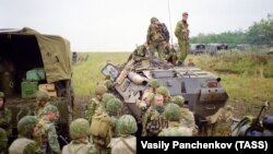 Бойцы спецназа "Русь" в Дагестане, 1999 год
