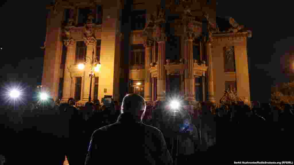 Акція «Ніч на Банковій» проходить вдруге. Уперше її провели рік тому, ще коли Катерина Гандзюк була жива