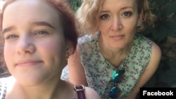 Анастасия Шевченко с дочерью Владой