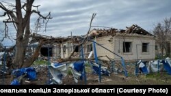 Urmările atacurilor rusești cu drone în regiunea ucraineană Zaporojie din ultimele 24 de ore. 