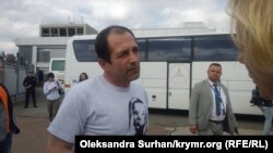 Володимир Балух після звільнення, Київ, 7 вересня 2019 року