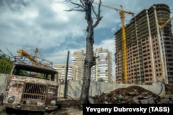 Наслідки пожежі в Ростові-на-Дону, Росія, 22 серпня 2017 року