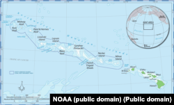Карта Морської національної пам'ятки «Папаханаумокуакеа»