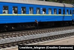 Потяг Одеса – Запоріжжя із вибитими вікнами внаслідок російського ракетного удару. Дніпропетровшина, 24 червня 2025 року