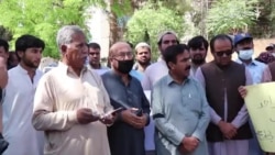 کوټه کې د یو ځايي خبریال د وژنې پرضد احتجاج کوټه کې د یو ځايي خبریال د وژنې پرضد احتجاج