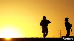 Бойцы Национальной гвардии Мексики в штате Сонора, соседнем со штатом Синалоа, вблизи границы с США. 9 марта 2025 года