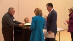 Овоздиҳии Ромнӣ ва Байден дар интихоботи Амрико Овоздиҳии Ромнӣ ва Байден дар интихоботи Амрико