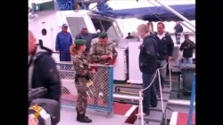 Прибуття міжнародної дунайської експедиції до Вилкового Прибуття міжнародної дунайської експедиції до Вилкового