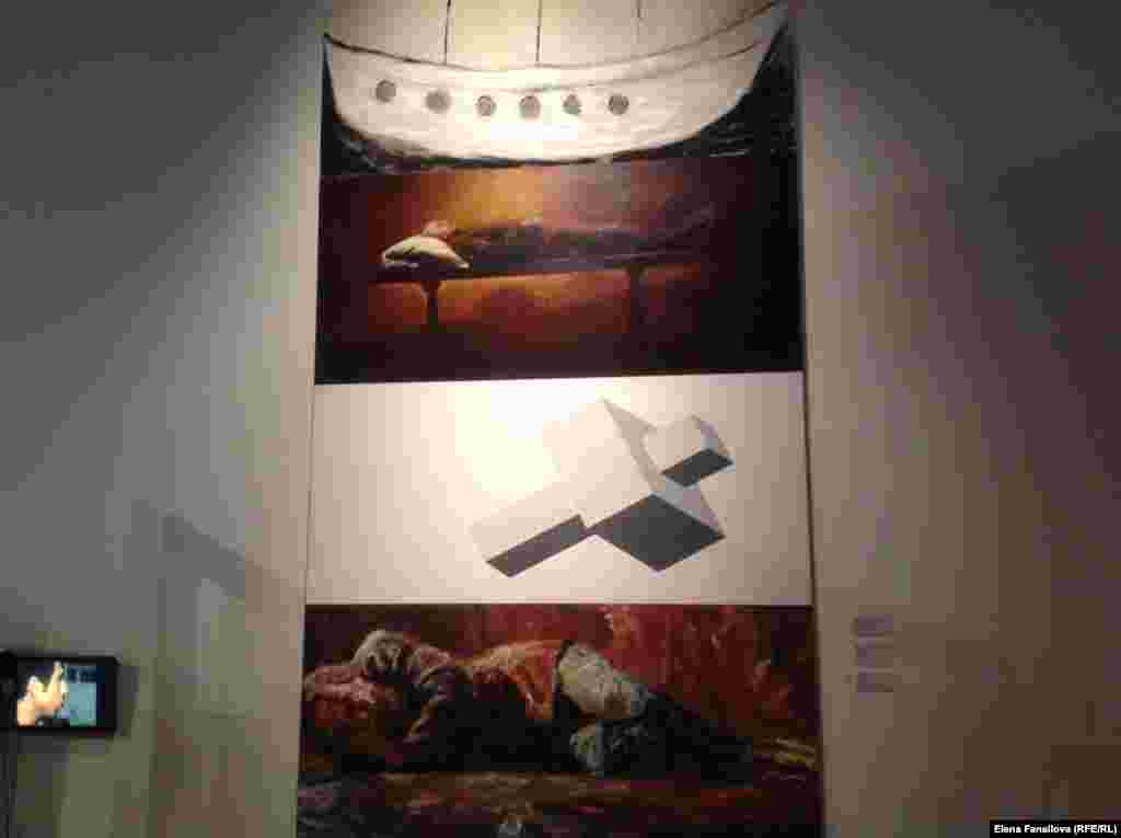 Комар и Меламид, "Мирнове плавание с Лениным", 1985