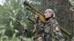 Бойцы батальона "Восток" на тренировочной базе близ Донецка