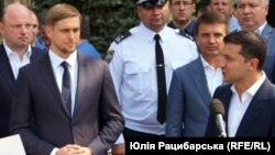 Президент України Володимир Зеленський представляє голову Дніпропетровської ОДА Олександра Бондаренка, Дніпро, 14 вересня 2019 року