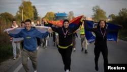 Studenti iz Novog Pazara na putu ka Novom Sadu, 21. oktobar 2025.