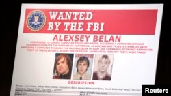 Листовка ФБР с именем разыскиваемого российского хакера