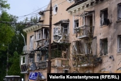 Наслідки російського обстрілу у Запоріжжі