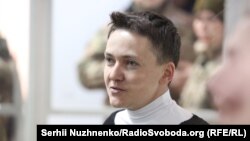 Надія Савченко в Шевченківському суді Києва, 23 березня 2018 року