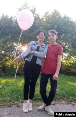 Наталья Ващенко с сыном Вадимом