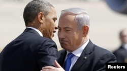Президент США Барак Обама та прем'єр-міністр Ізраїлю Біньямін Нетаньяху