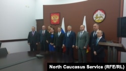 Глава РСО-А Вячеслав Битаров и посол Финляндии в Москве