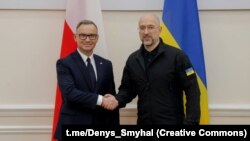 За словами голови Дениса Шмигаля (праворуч), сторони обговорили посилення санкційної політики проти Росії