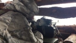 У Мар'їнці відбувся бій (відео) У Мар'їнці відбувся бій (відео)