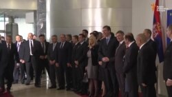 Delegacija Vlade Srbije dočekana uz najviše vojne počasti Delegacija Vlade Srbije dočekana uz najviše vojne počasti