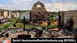УКРАЇНА – село Мощун після російської окупації. Київська область, 23 липня 2022 року
